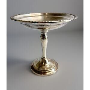 Gorham Sterling VTG Weighted 1940s Pedestal Compote Dish #1103 304 Gram